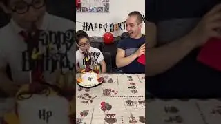✅Auguri di buon compleanno Simone!❤️#magic #padreefiglio #shorts #italy #dadandson #short