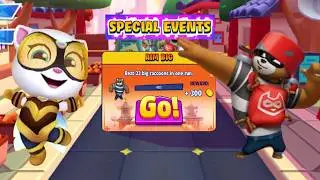 QueenBee Angela Mission Impossible AIM BIG Raccoon Coconut Crush Talking Tom Hero Dash