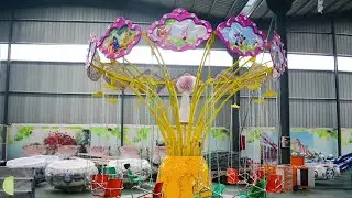 Small Kiddie Flying Chair | Wave Swinger Ride For Sale-High Quality, Best Price
