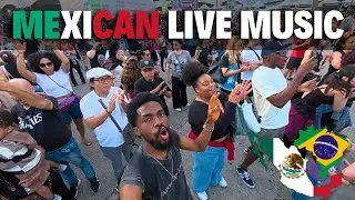 Mexican Vibes In Brazil! Full Mexican Live Band Music 🇲🇽🇧🇷 Session #brazil #mexico #music 