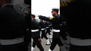 Indian Coast Guards, during parade rehearsals 2023 #republicday2023 #republicdayparade  #indiannavy