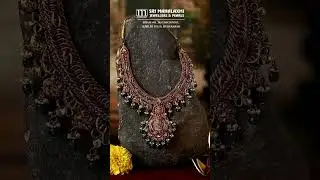 Iconic Jelebi Style Bridal Temple Necklace from Sri Mahalaxmi Jewellers and Pearls, Hyderabad