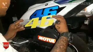 Honda Dio | Vinyl Wrapping | | VR/46 | ​#2wc #wrapping #graphics #modification #hondadio