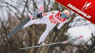 Dawid KUBACKI po wietrznym treningu w Willingen