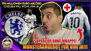 ⚠️💥TRANSFERBOMBE: 160 MILLIONEN F&Uuml;R VINICIUS❗🤯|⛔OFFIZIELL  MBAPPE fehlt im Supercup