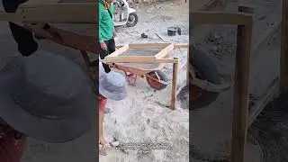 Simple Sand Sieving at a Construction Site