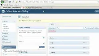 Wordpress Tutorial - How to Use Wordpress Menus With the Atahualpa Theme