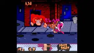 The Ren & Stimpy Show: Time Warp ... (SNES) 60fps Gameplay