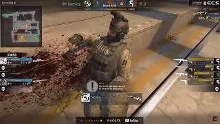 CS:GO - SK Gaming vs.Ghost [Train] - ECS - Esports Championship Series S4 | NA - MAP 1