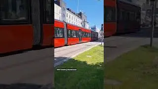 Tram Tampere - Skoda Transtech ForCity Artic X34 tram #shorts #trams #viral