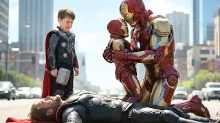 Unexpected Team-Up: Iron Man Revives Thor vs. Spider-Man Monster | Epic Revenge in 4K Ultra HD!