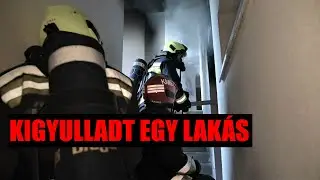 Kigyulladt egy lakás a XI. kerületben | TŰZOLTÓK BEVETÉSEN