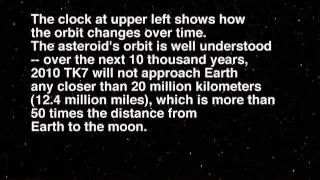 nasa.SCVTV.com 7/27/2011 JPL: Earth's First Trojan Asteroid Detected