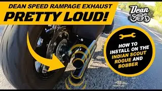 How to install Dean Speed Rampage Exhaust on Indian Scout Rogue and Bobber.