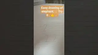 #elephant #art #easytodraw #drawing #easy #draw #drawingskill #aashviayaan