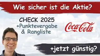 Coca-Cola Aktienanalyse 2025: Wie sicher ist die Aktie? (+g&uuml;nstig bewertet?)