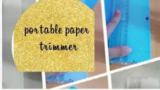 Unboxing portable paper trimmer