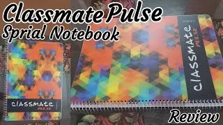 Classmate Pulse Soft Cover 6 Subject Spiral Binding Notebook Unboxing & Review