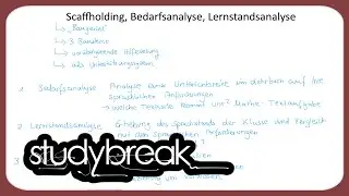 Scaffolding, Bedarfsanalyse, Lernstandsanalyse, Unterrichtsplanung | Deutsch als Zweitsprache