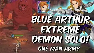 Blue Arthur EXTREME RED DEMON FULL SOLO - One Man Army - Seven Deadly Sins: Grand Cross