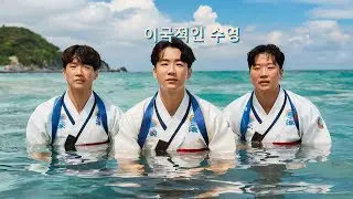 혼문섬 나트랑 해변 수영 | 한국인 친구들의 반응은?