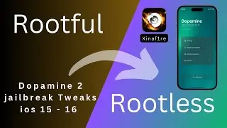 How to convert Rootful jailbreak tweaks into Rootless jailbreak | dopamine 2 jailbreak ios 15 16