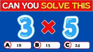 Сможете ли вы пройти этот математический тест...? ➗✖️🧠 | Простые примеры для решения | Quizzy Pops