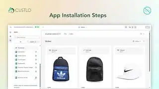Custlo app installation