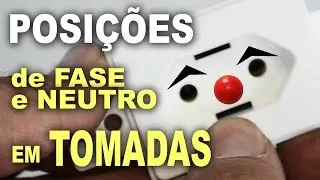 Fase, Neutro e Terra - Posiçoes no novo padrão de tomada!