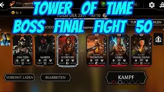 Mk mortal kombat mobile tower of time boss final fight 50 one shot with mk11 scorpion