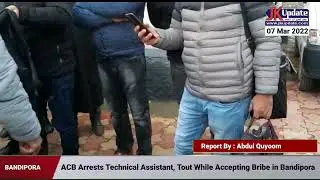 ACB arrests Technical Assistant, Tout while Accepting Bribe In Bandipora