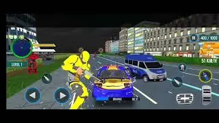 a Gaya new update police tank robot transform 3d game