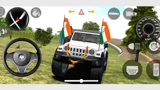 Modified Mahendra Thar Car Game | ( Gadi Wala Game ) 😈 Indian Cars Simulator Games   