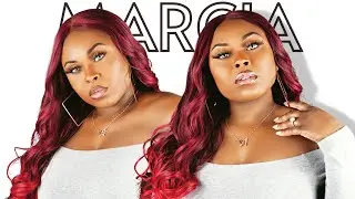 UNDER $30 | I NEED A NATURAL 🔥 | RED SYNTHETIC LACE FRONT WIG | BOBBI BOSS TRULY ME MLF426 MARCIA