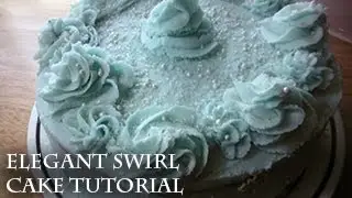 Elegant Swirl Cake: Design Tutorial