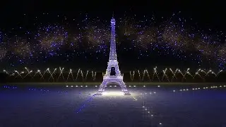 Paris Fireworks on the Eiffel Tower 2022
