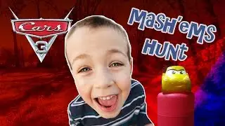 Disney Cars 3 Mashems Hunt! What's Inside?! Squishy Toy Blind Packs!!