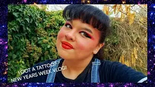 NEW YEAR VLOG 2026: SANTA FE, GETTING A TATTOO + HAUL?  scarlett april vlogs🦋