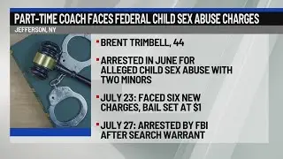 Part-time coach faces federal child sex abuse charges
