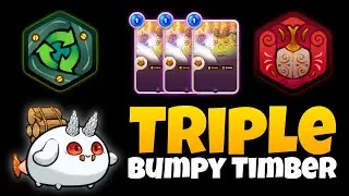 TRIPLE BUMPY TIMBER WITH SHIELD BACKUP! | TOP RANK BUILDS | AXIE ORIGIN