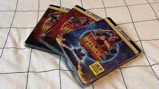 BACK TO THE FUTURE 40th Anniversary Trilogy STEELBOOK UNBOXING