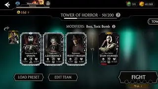LEATHERFACE, FREDDY KRUEGER, SPAWN vs JASON VOORHEES MORTAL KOMBAT MOBILE GAMEPLAY 