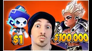 $1 team versus $100,000 team. (Summoners War)