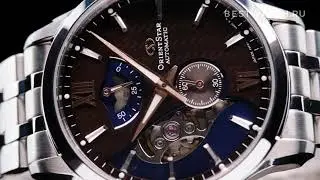 Японские мужские часы Layered Skeleton ORIENT STAR RE-AV0B03B, RE-AV0B02Y