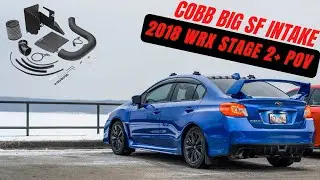 COBB BigSF Intake 2018 Subaru WRX Stage 2+ INTERIOR SOUNDS | 4K