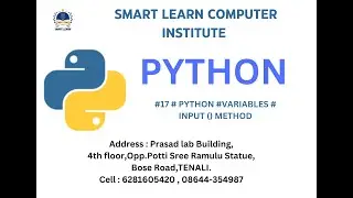 #Python #variables #input() method