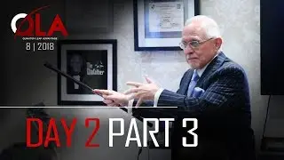 Day 2 Part 3 | August 2018 | Dan Peña QLA Castle Seminar