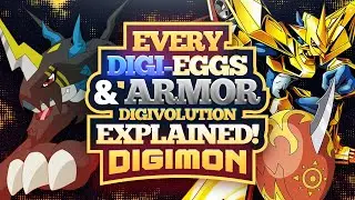 Digimon - Every Digi-Eggs & Armor Digivolution Explained!