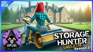 S2 Storage Hunter Simulator - 🚜 Road Roller Acquired! Flattening Our Decorating Fears! | S2 Ep58