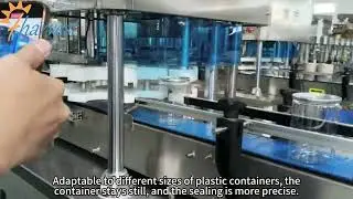 Fully automatic waterproof fruit can sealing machine, plastic can sealing machine manufacturer
